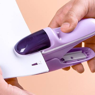 可得优钉书机无痕钉书机省力无钉钉书机手握式无针钉书机无针款无