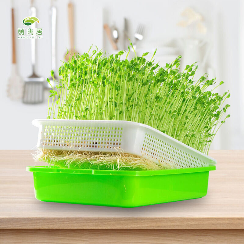 萌肉居水培蔬菜盆豆芽菜发芽盆芽苗菜育苗托盘无土栽培设备豆苗种属于什么档次？