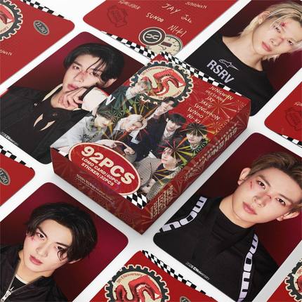 现货92张明星卡ENHYPEN 2026SEASON'S GREETINGS写真照贴纸LOMO卡