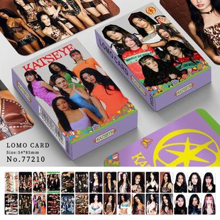 30张双面小卡片照KATSEYE跨国女团新专辑写真集杂志明星同款周边