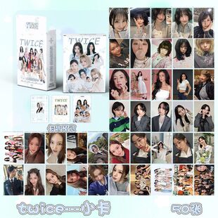 Twice兔50张小卡片照林娜琏周子瑜新专辑写真集明星应援同款周边
