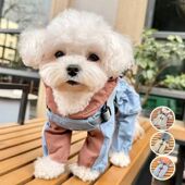 秋冬洋气小狗防寒狗狗超萌宠物专用户外防风防水外出加绒保暖棉服