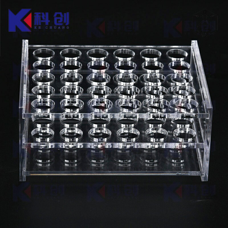 实验耗材有机玻璃试管架离心管架 孔径21/26/31Qmm 30孔 40孔