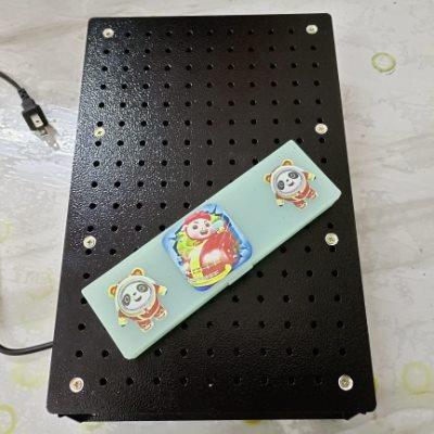 A4或A3数码水晶商标 标贴薄膜UV平板打印机吸风吸附工作平面台