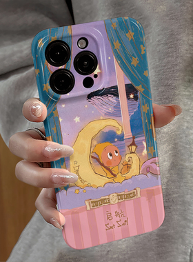 适用苹果16promax手机壳iPhone15新款ip17pro小米13华为12可爱14星星人潮防摔mate红米11全包vivo套oppo荣耀e