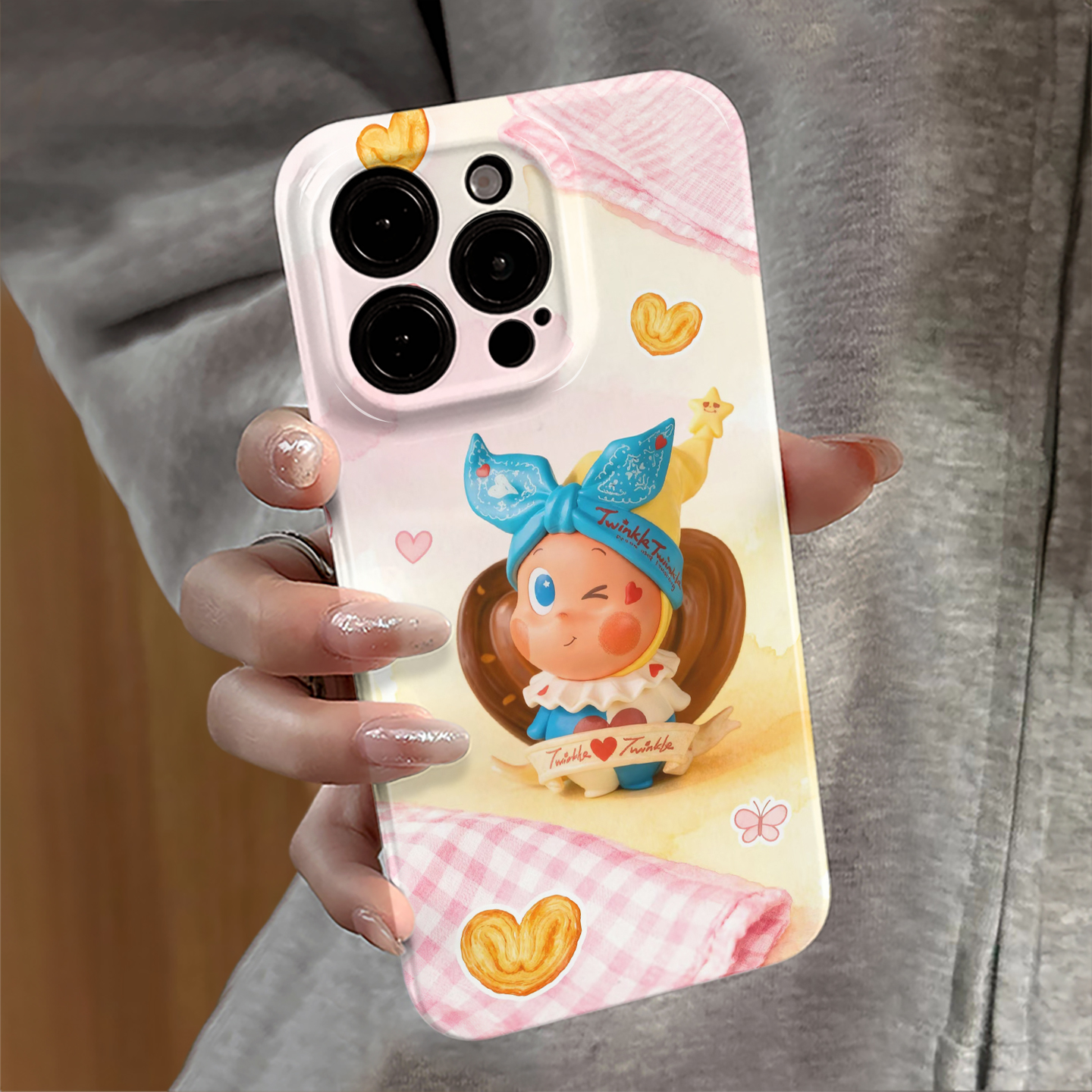 适用苹果16pro手机壳iPhone15新款17promax小米13华为12潮牌14星星人卡通防摔mate红米11全包vivo套oppo荣耀e
