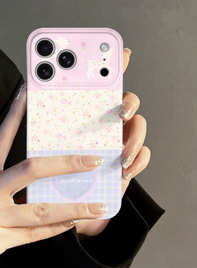碎花小鹿适用iPhone17promax手机壳苹果16pro简约iP15pro新款14日韩13防摔套oppo12小米卡通华为荣耀vivo红米
