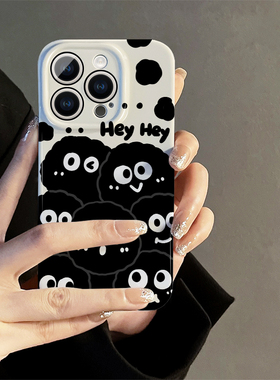 适用于vivox90手机壳s15/s12/s10女s9/s7黑色煤球x80/x70/x50Pro菲林y76s/y52/y7s/y3硬壳iqoo10/9/8防摔neo5