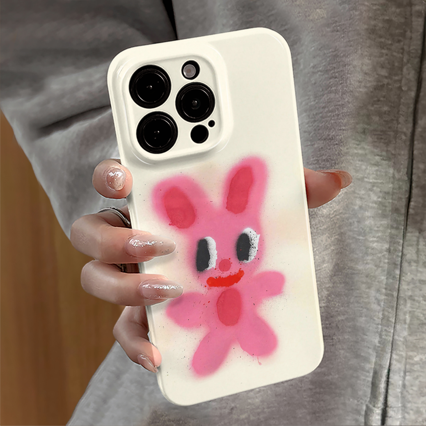 适用iPhone16promax手机壳女苹果15pro新款14小米mate华为13个性xsmax简约小兔oppo红米16e防摔vivo套12荣耀1