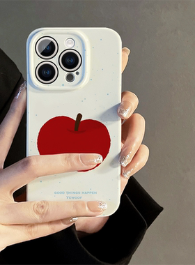 适用苹果15华为小米oppo红米vivo手机壳女荣耀iPhone16promax简约14新款i13保护套12泼墨苹果mate60p防摔11薄