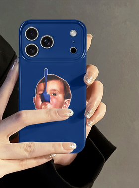 美式男孩适用苹果17pro手机壳iPhone16promax可爱iP15pro新款14个性13防摔套oppo12小米潮牌华为荣耀vivo红米