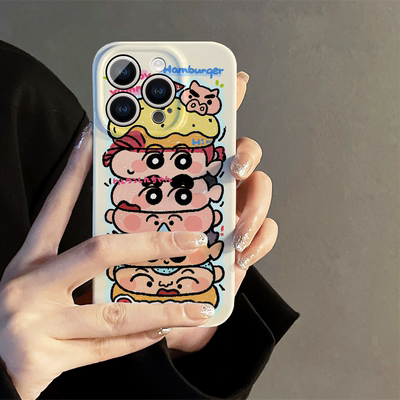 适用oppofindx6手机壳女款真我13/12/11/10新款卡通pro硅胶k12小众k10防摔x7保护套pro+硬gtneo6蜡笔小新k11