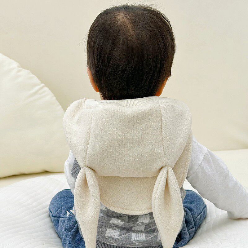 宝宝帽子秋冬款兔耳朵反