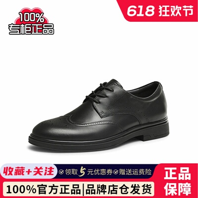 TATA/他她2025春商场同款时尚休闲正装皮鞋男新款210A4AM5