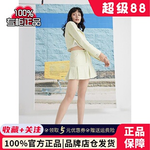 millie's妙丽2024春复古玛丽珍平底一字扣小皮鞋女时尚通勤单鞋女