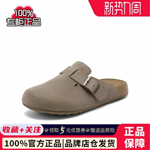 柔软外穿包头拖鞋 女24秋新商场同款 B3K1DCH4 百搭勃肯鞋 百丽经典