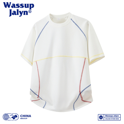 WASSUPJALYN美式宽松短袖T恤