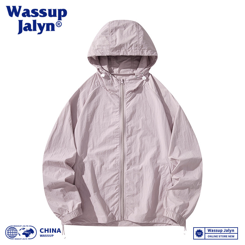 WASSUP JALYN冰丝防晒衣外套男女夏季2026新款轻薄休闲宽松防晒服