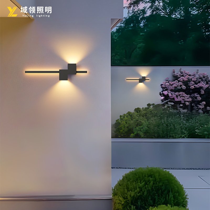 户外防水壁灯围墙外墙别墅庭院大门两侧露台照明洗墙外墙夜景装饰