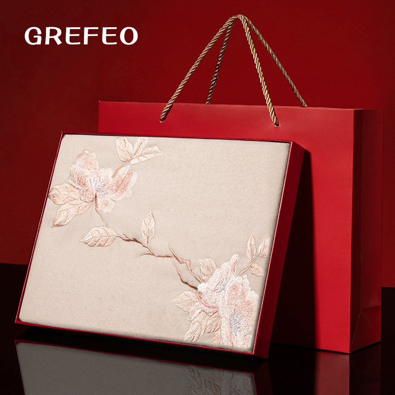 国风刺绣100%羊毛围巾女披肩外搭2025新款妈妈生日礼物高档披肩,服饰配件/皮带/帽子/围巾,围巾/丝巾/披肩,淘宝优惠券,粉丝福利购,淘宝优惠卷