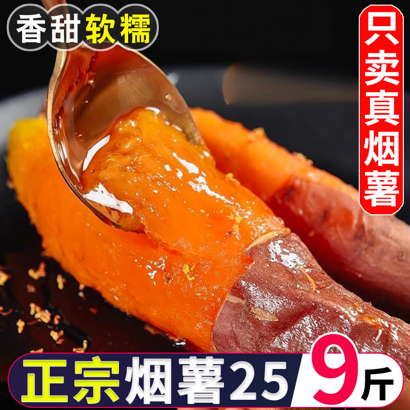 烟薯25号新鲜山东糖心沙地当季