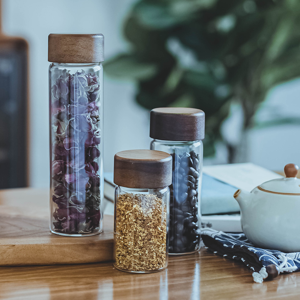 茶室民宿茶叶咖啡豆储物罐