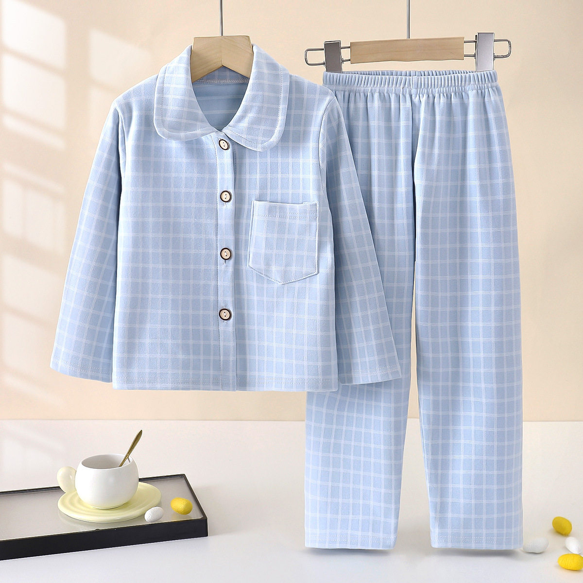 儿童家居服套装新款秋冬