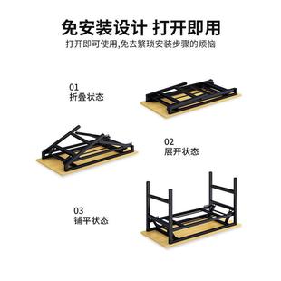 书桌家用办公桌卧室出租屋小桌子简易学习写字桌 可折叠电脑桌台式
