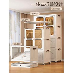 衣柜卧室家用衣服收纳柜子折叠宝宝儿童储物小衣橱出租房简易组装