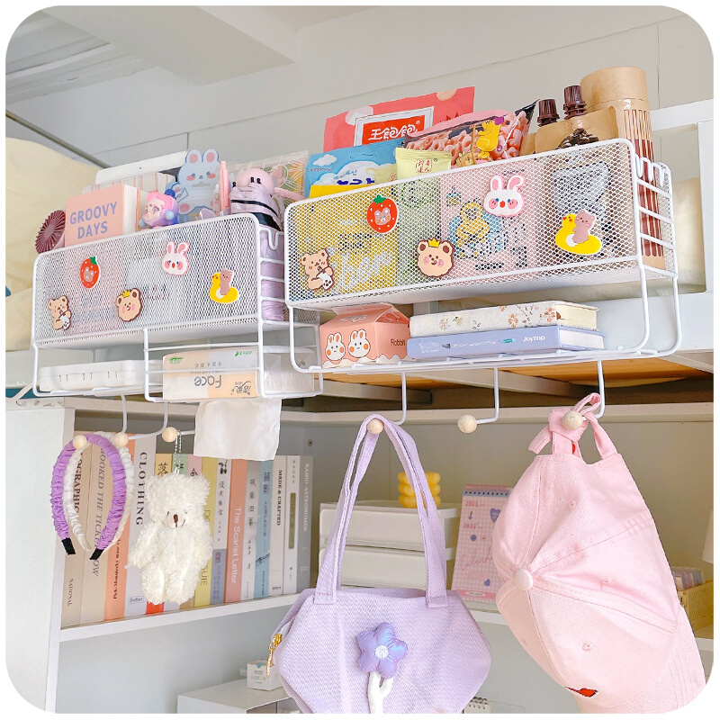 品床边挂篮床上置物架寝室好物宿舍床头上铺办公室书桌工位收纳神