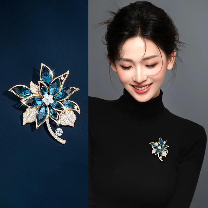 高级感花朵胸针高端精致时尚别针固定衣服2026新款胸花女配饰高档