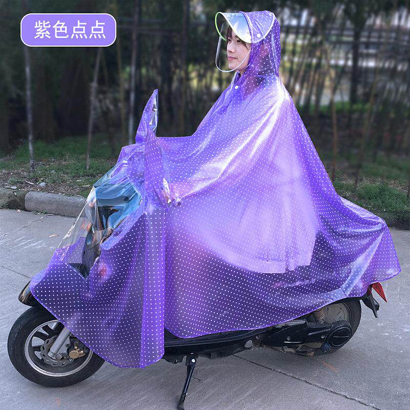 雨衣女成人加厚加大电动车长款全身防暴雨电瓶摩托车雨披单人透明