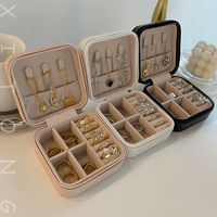 Jewelry box jewelry ring necklace earrings storage box jewel