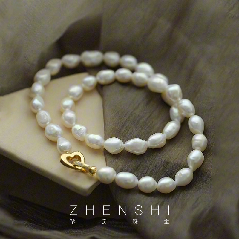 巴洛克天然淡水珍珠项链女款