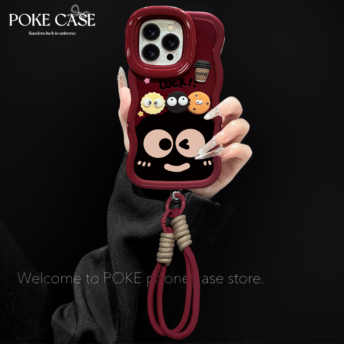 适用华为mate60双板凳支架手机壳