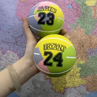 9cm超高弹力迷你小蓝球橡胶空心球弹跳球儿童免充气解压玩具球