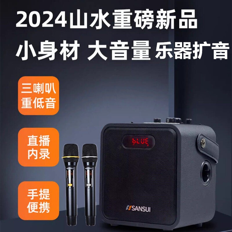 山水G25电吹管萨克斯专用小音响功率户外便携式手提蓝牙直播K歌大