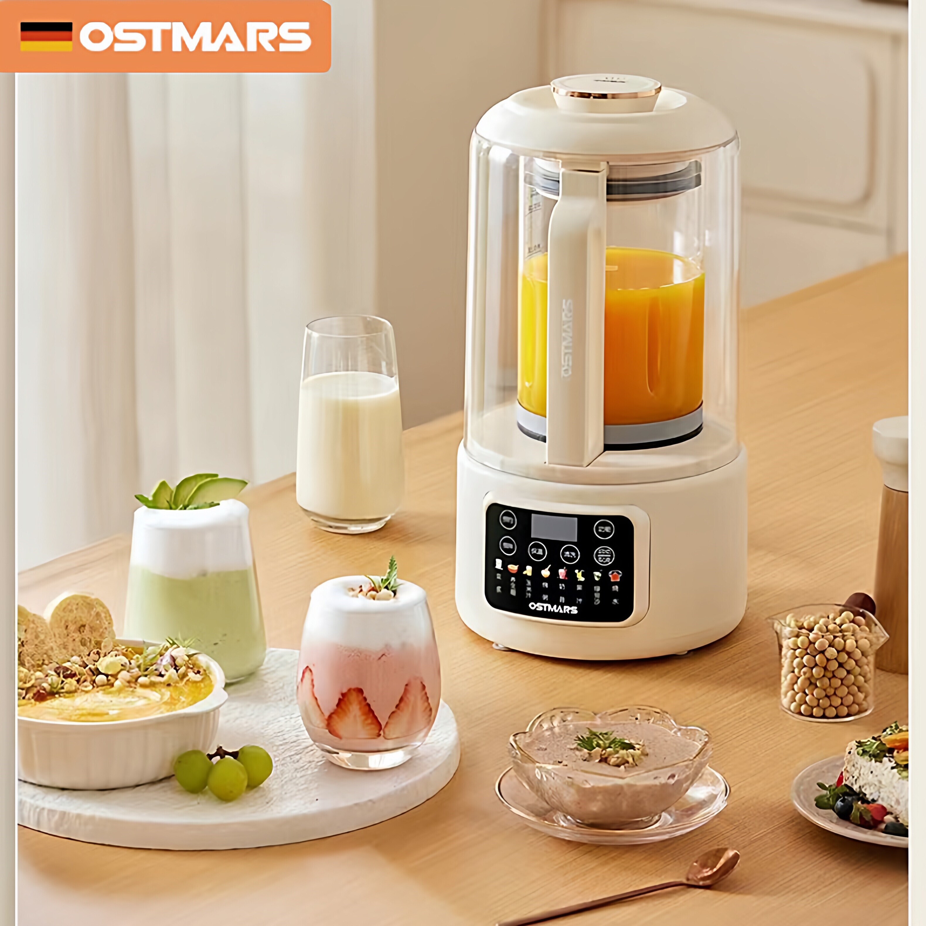 OSTMARS家用破壁机轻音智能全自