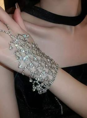 异域风纯欲手链戒指一体