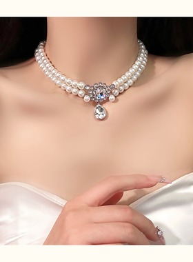 在逃公主珍珠项链2025爆款女款