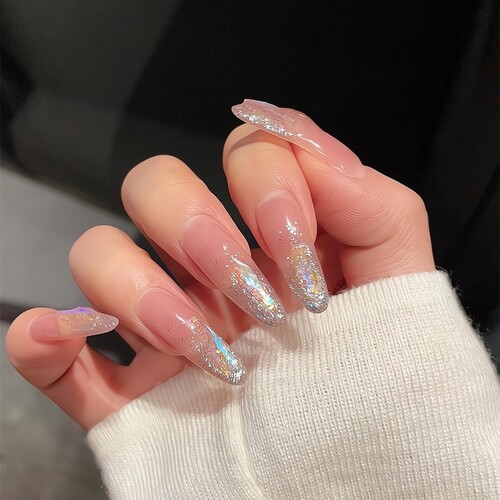 温精灵冰透裸穿戴美甲