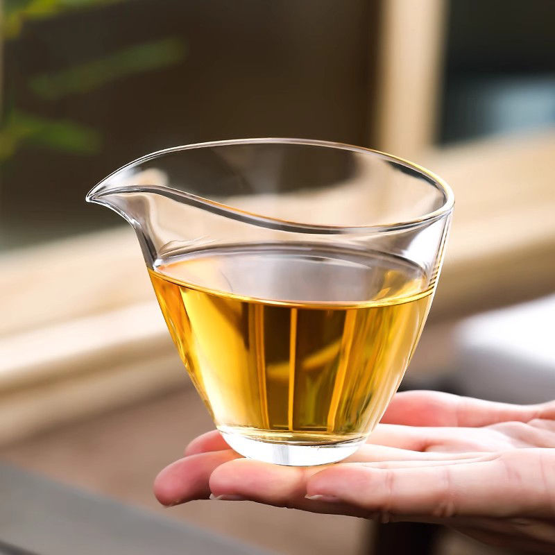 玻璃公道杯揽月公道杯水滴公道杯耐热玻璃匀杯透明公道茶杯分茶器