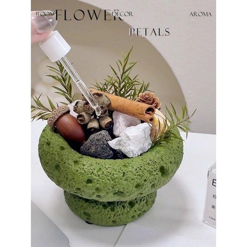 绿野仙踪无火香薰扩香晶石创意高级感精油饰品卧室内持久香氛摆件