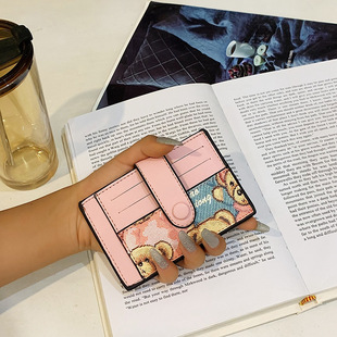 儿童钱包2024新款小熊依恋少女式卡包多卡位超薄可爱潮流高档小巧