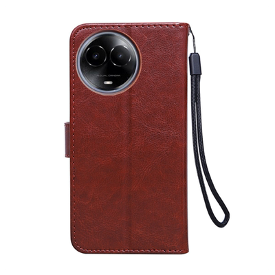 RealmeV50S翻盖钱包防摔保护皮套