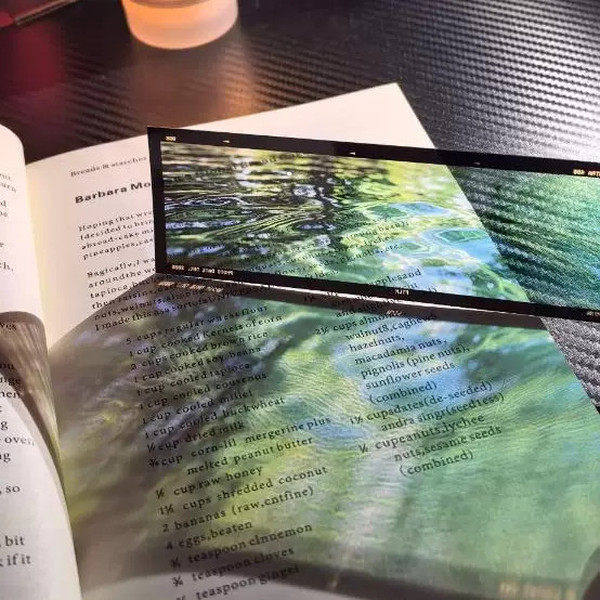 挪威极光亚克力胶片书签