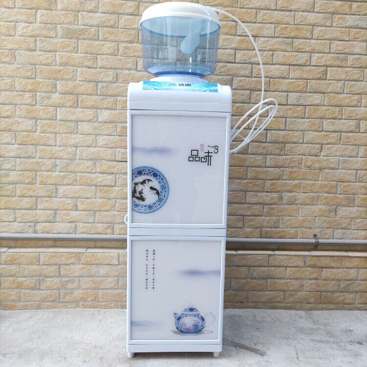 饮水机带门玻璃款家用立式温热冰