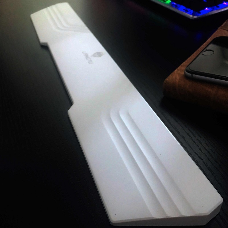 键盘手托狼途104键可拆卸手拖护腕手枕垫手腕托黑白粉黄色通用