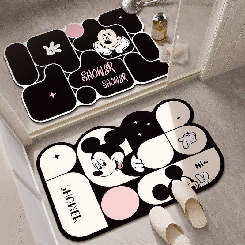 可爱米妮浴室垫吸水易干防滑垫入户进门耐脏防滑垫浴室硅藻泥地垫,居家布艺,家用脚垫,淘宝优惠券,粉丝福利购,淘宝优惠卷
