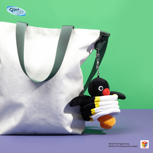 山莫pingu企鹅弹簧玩偶搞怪可爱创意包包挂件女生丑萌公仔包挂